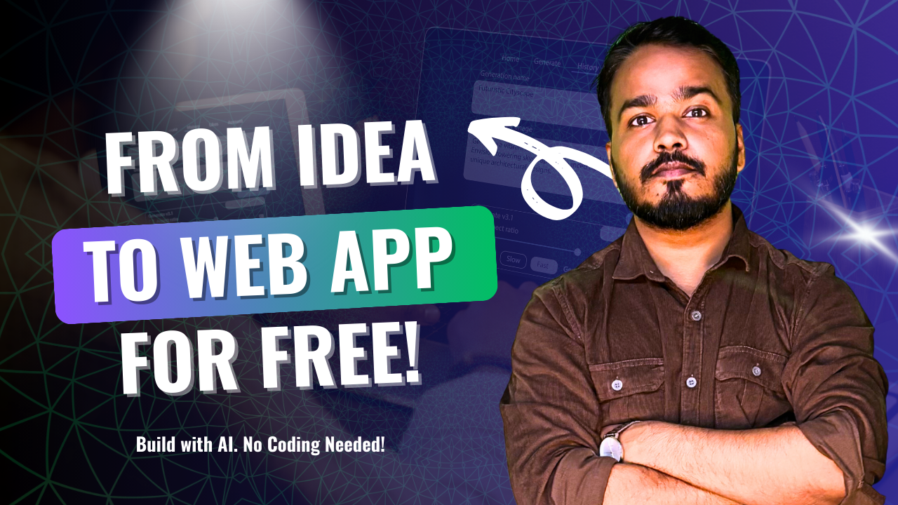 How I Built a Functional Web App in Minutes with ZERO Coding (Using a Free AI Tool!)