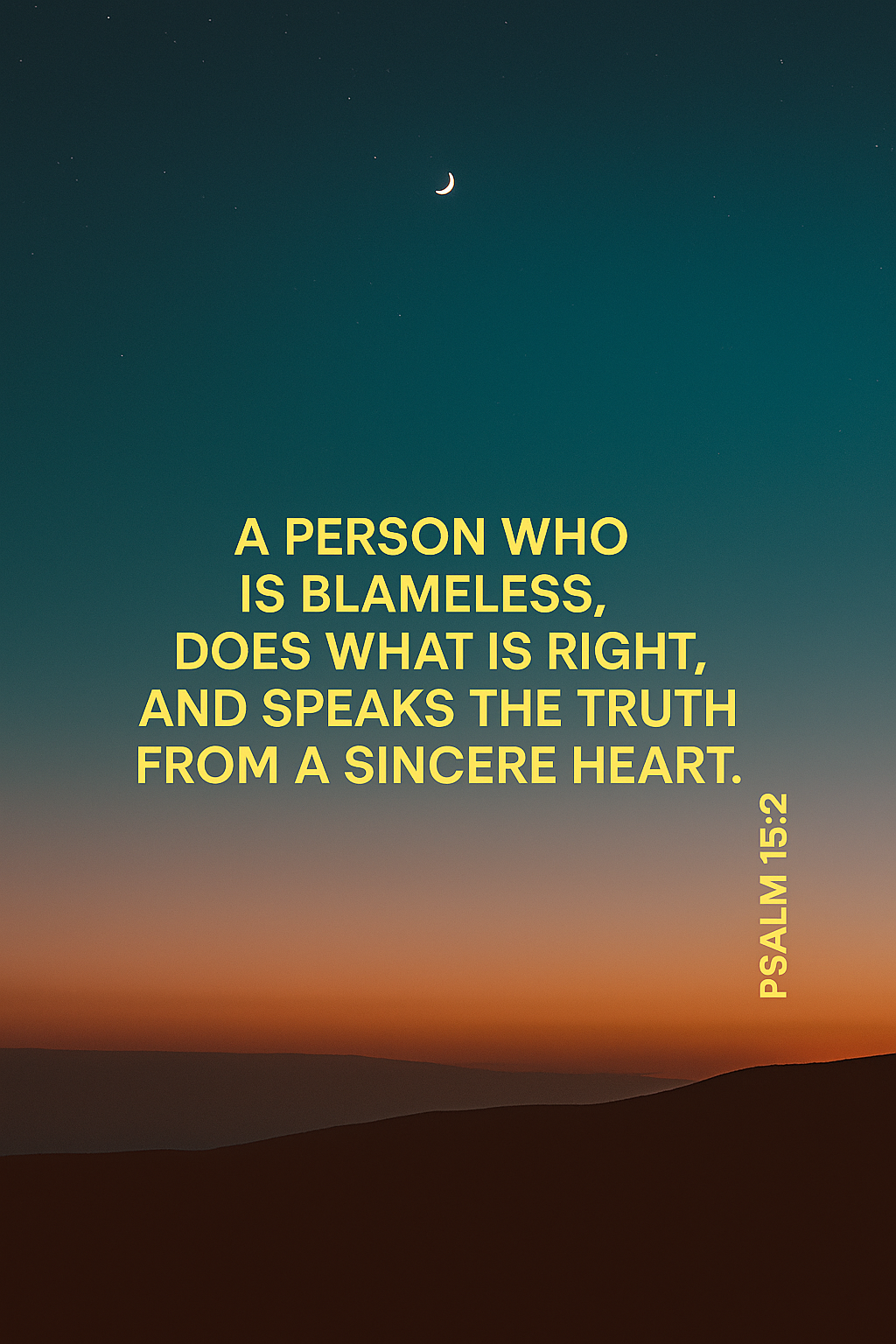 What It Means To Be Blameless