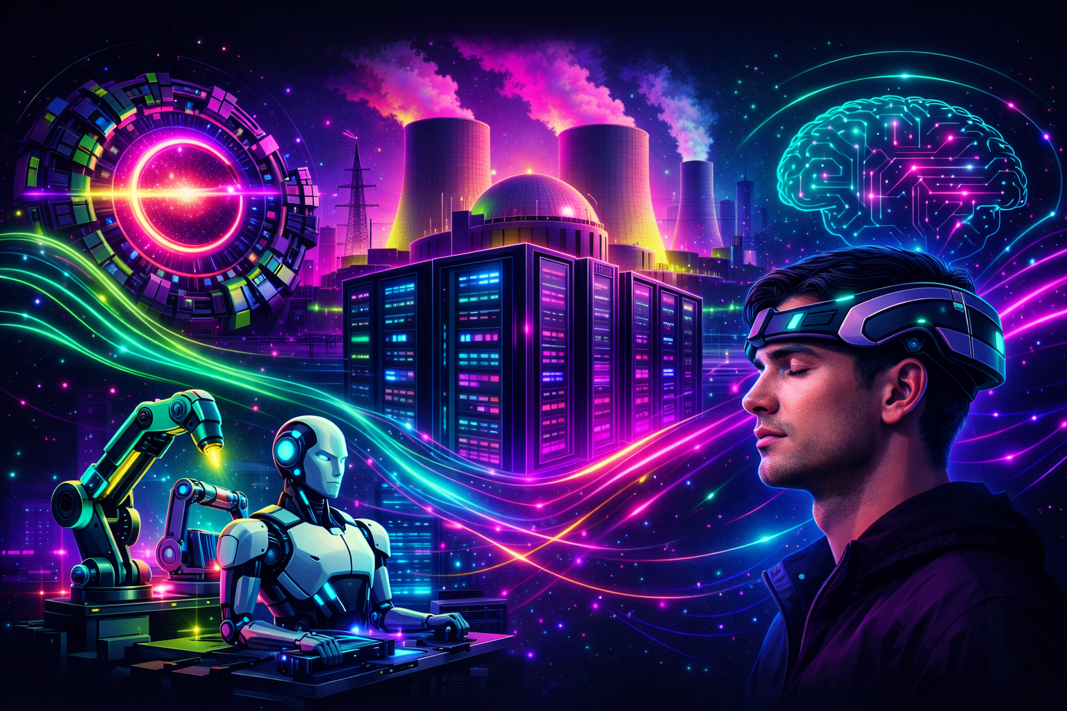 Nuclear AI, Fusion Cash & Robot Brains