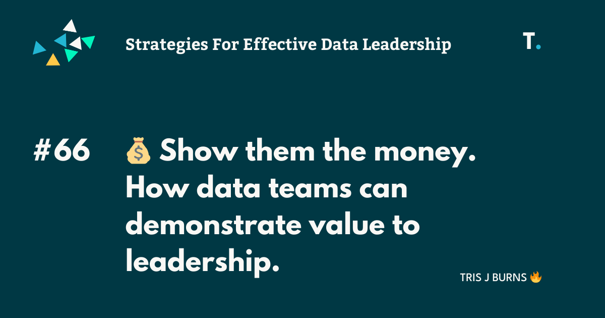 💰 Show them the money.