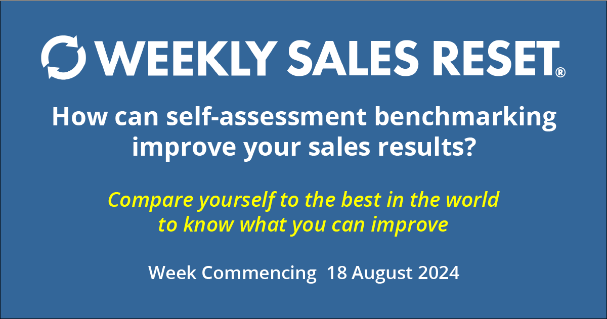 How can self-assessment benchmarking improve your sales results?