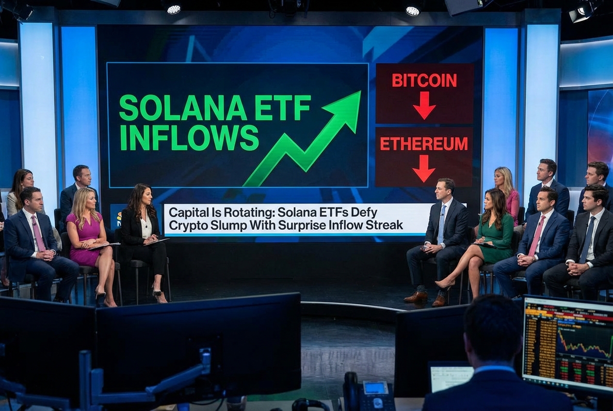 🚨 Capital Is Rotating: Solana ETFs Defy Crypto Slump With Surprise Inflow Streak