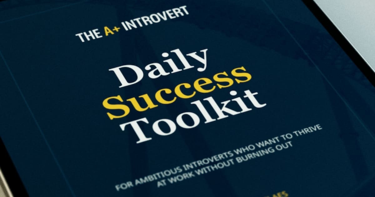A mock up of an iPad with the cover of The Daily Success Toolkit by Steven Claes