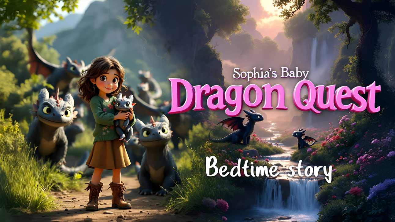 Today’s Story: Sophia, Hiccup and Toothless Save Baby Dragons!