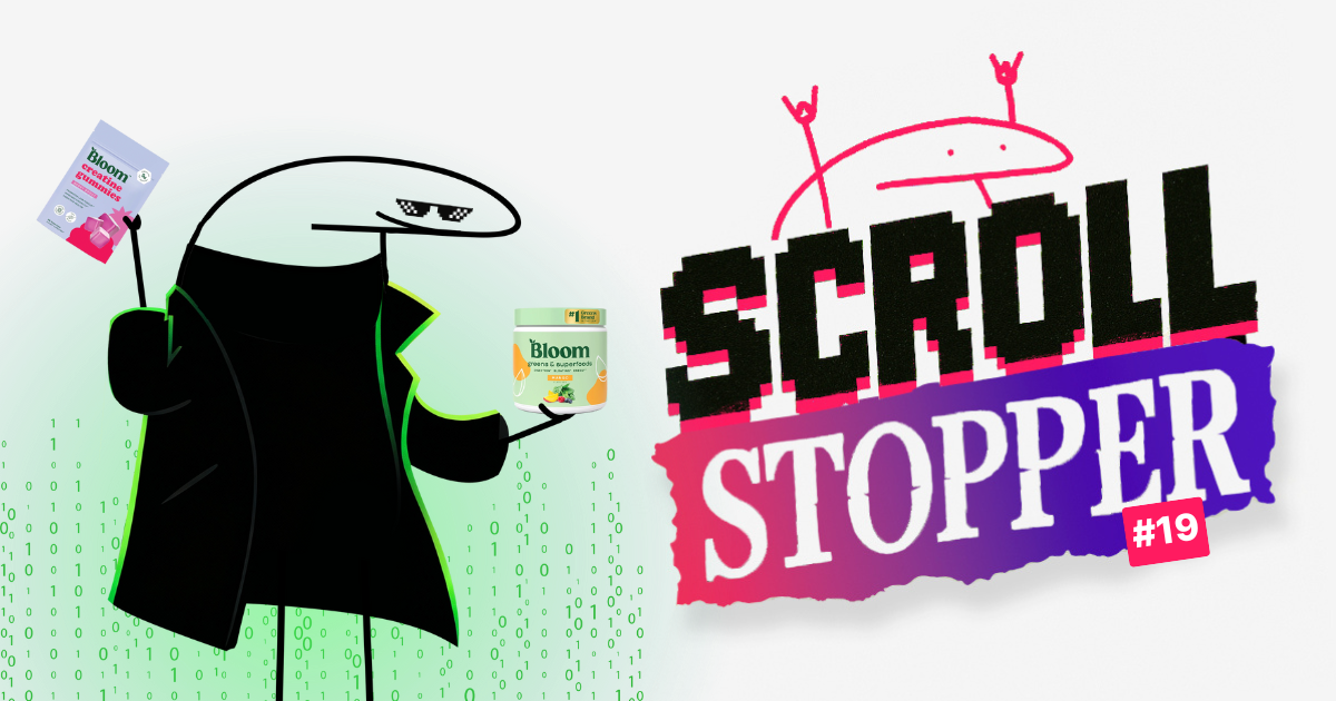 creators are streaming at 35,000 feet, Bloom took the red pill, meta lets you stalk competitors now