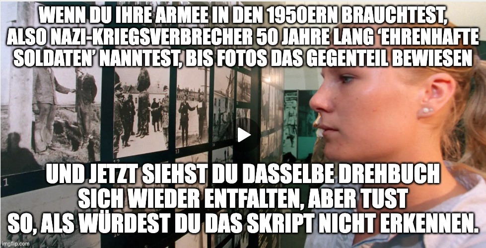 Wie der Westen Kriegsverbrechen in den 1950ern umschrieb