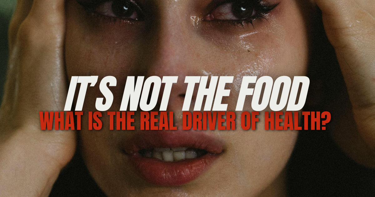 It's Not the Food! Then the Tears Started...