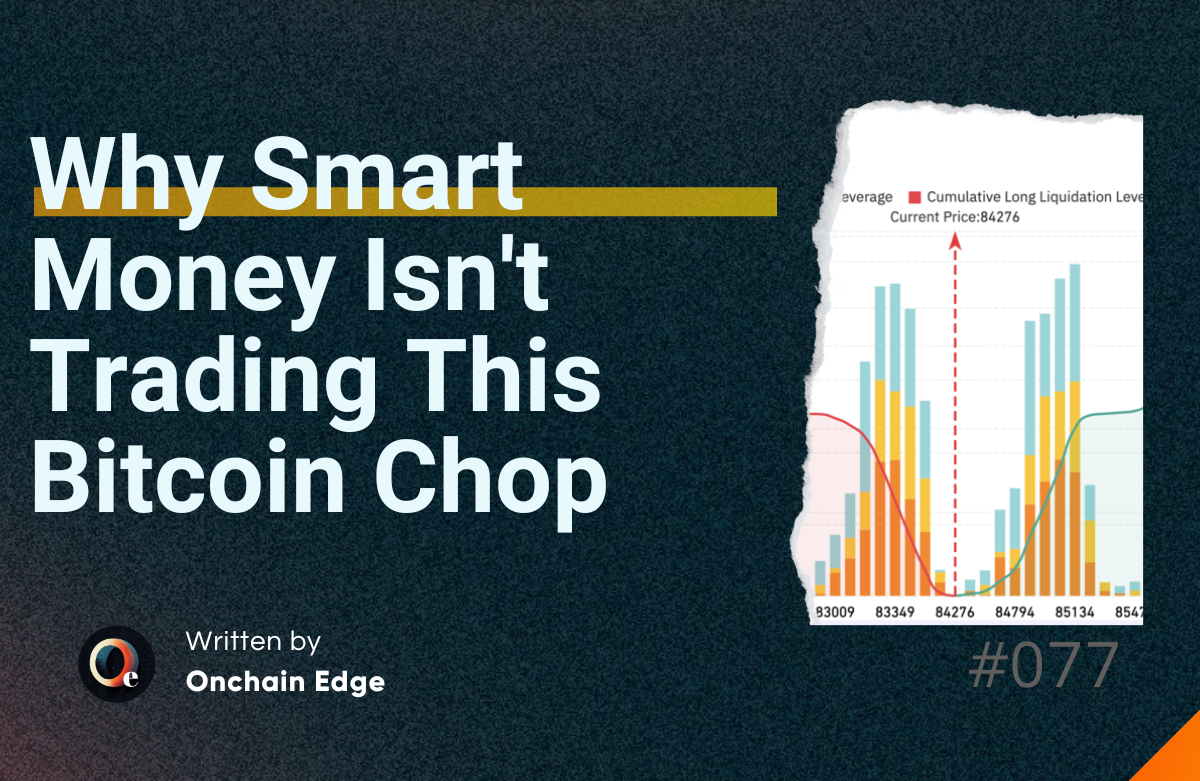 #077 Why Smart Money Isn't Trading This Bitcoin Chop