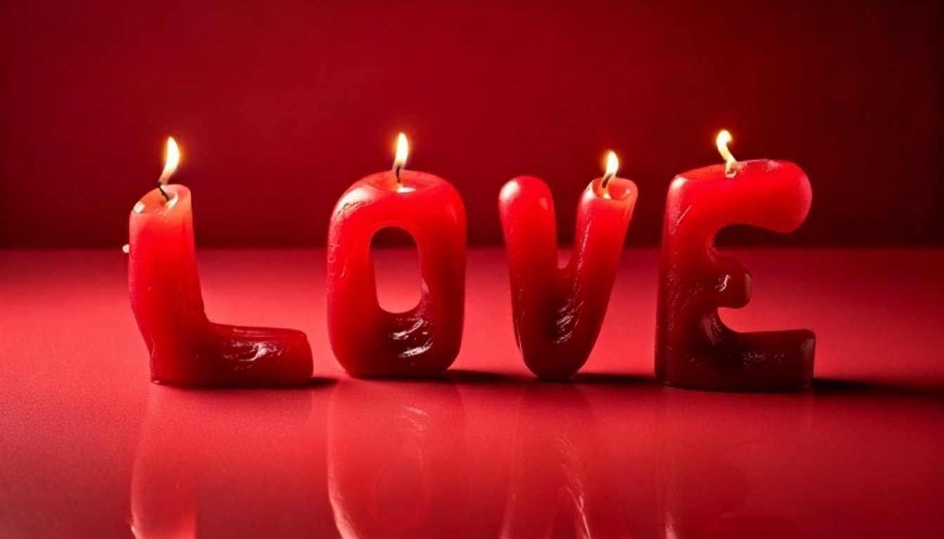 Turn Any Word Into a Realistic Melting Candle 🕯️