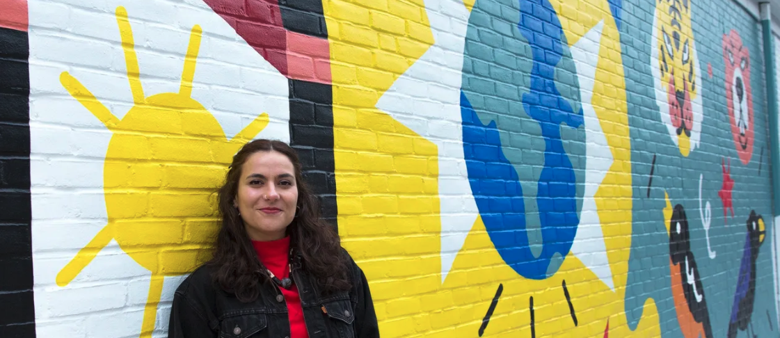 🎨 Meet the painter, and a punk-rocker, who's been brightening up Towson with her beautiful murals.