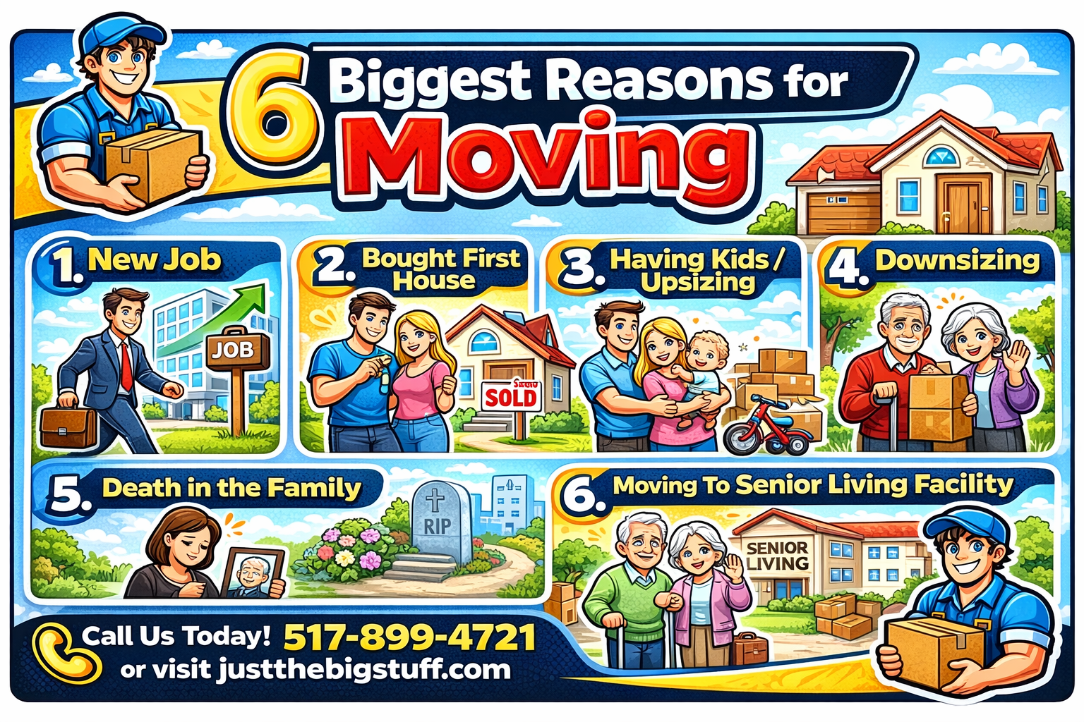 Why Do People Move? 6 Big Reasons!