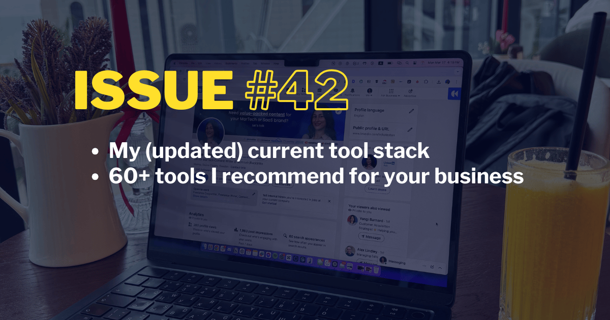 🥞 I Updated My Tool Stack (Here's What Stayed)