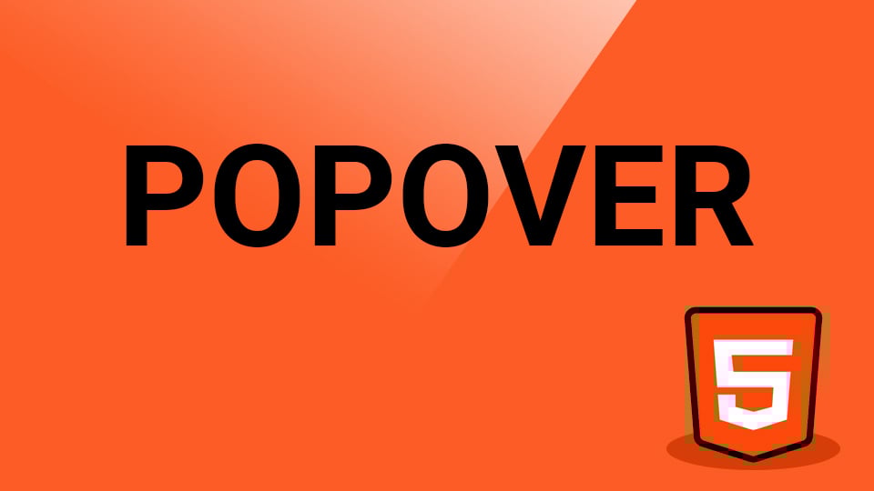 Ya puedes usar el Popover de HTML nativo