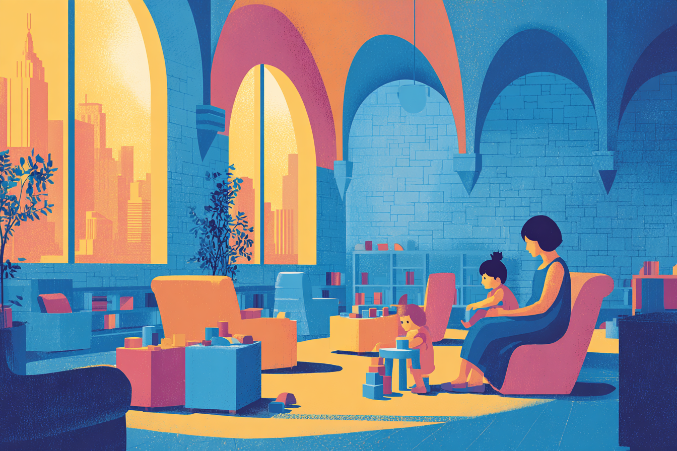 The city that couldn’t afford to raise kids is now building a free child care center inside its biggest government building.