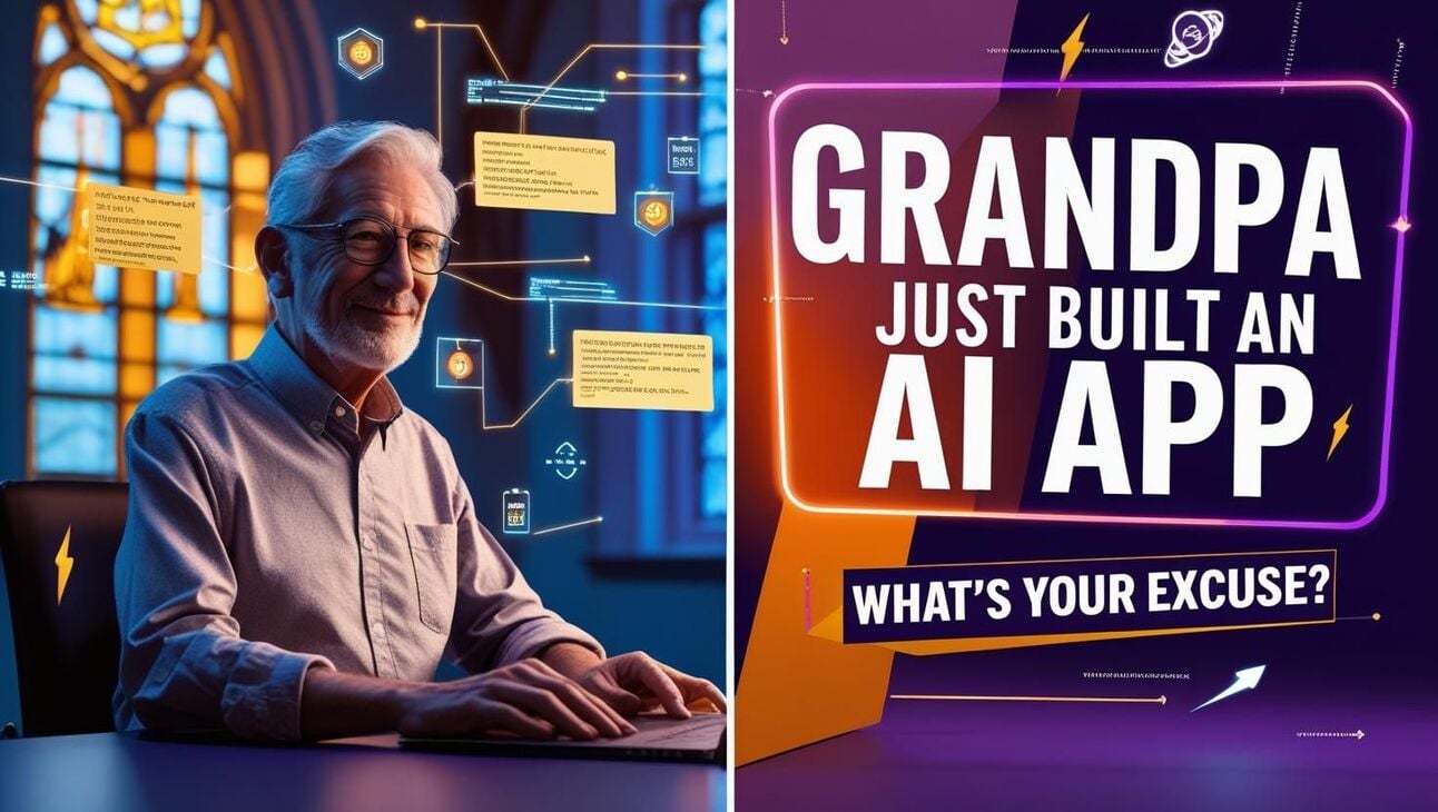 👴🏼⚙️ Grandpa Just Built an AI App—What’s Your Excuse?