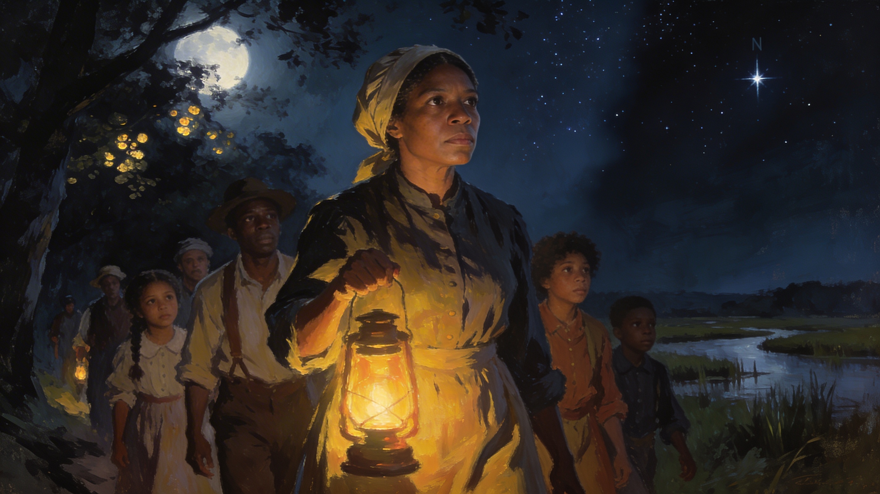 🌟 MEET A LEGEND: Harriet Tubman — The Woman Who Led Hundreds to Freedom