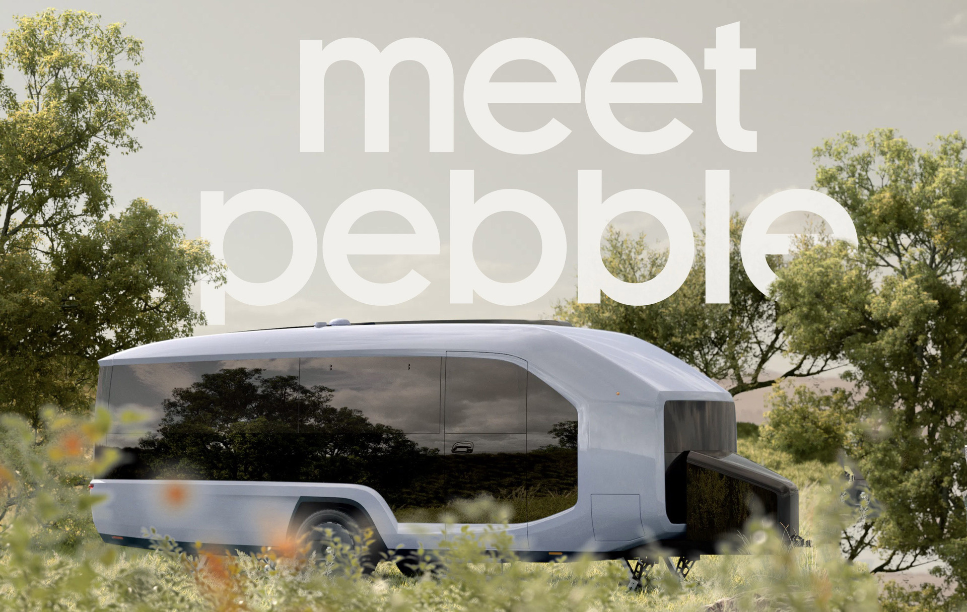 Pebble’s Sleek Electric RV Lets You Go Off Grid For a Week