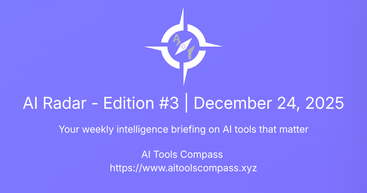 AI Tools Compass Newsletter #3