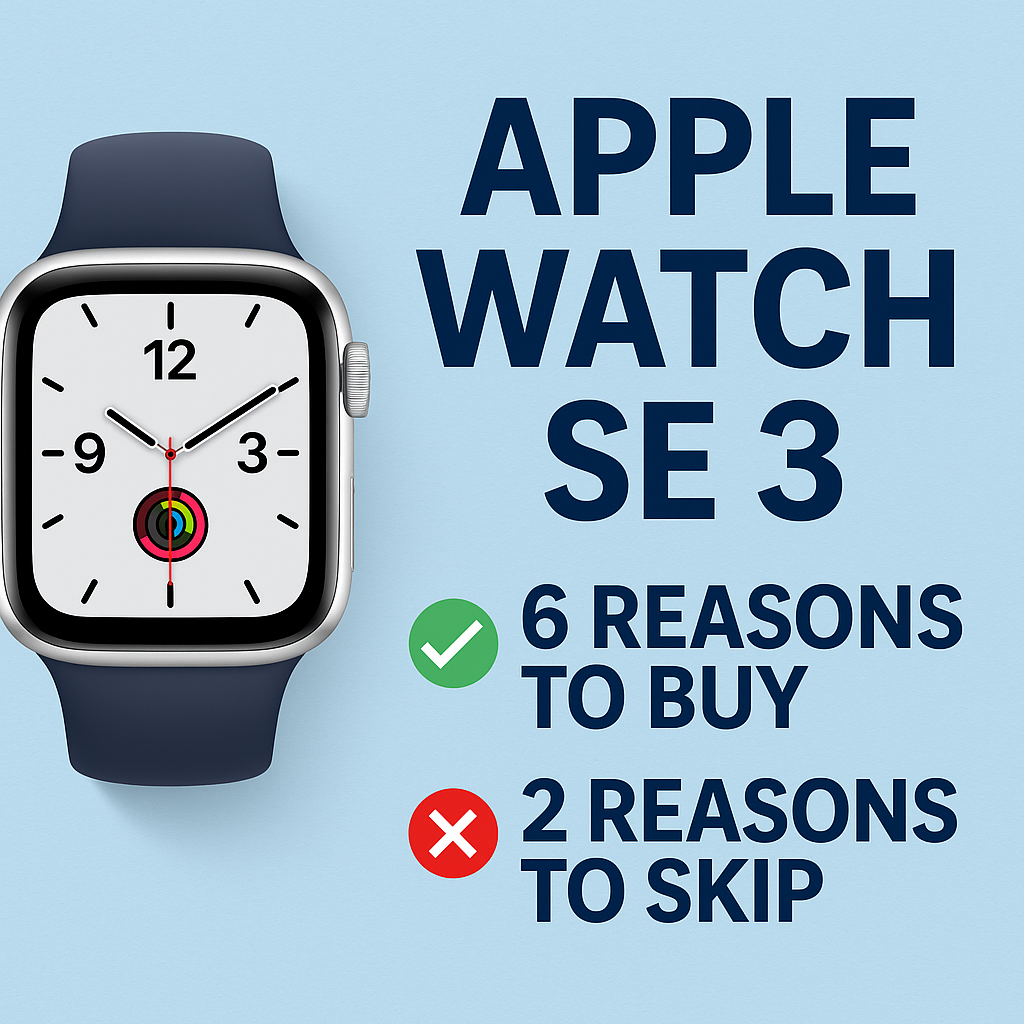 Apple Watch SE 3 Review (2025): 6 Reasons to Buy and 2 Reasons to Skip