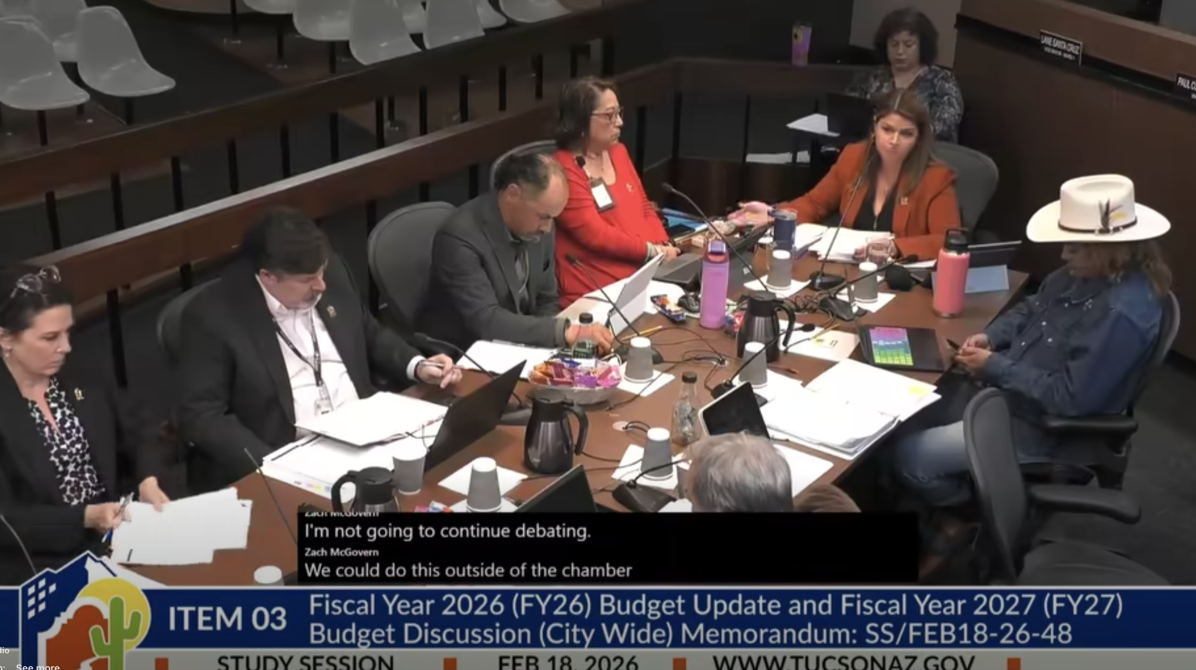 Tucson’s budget “menu”
