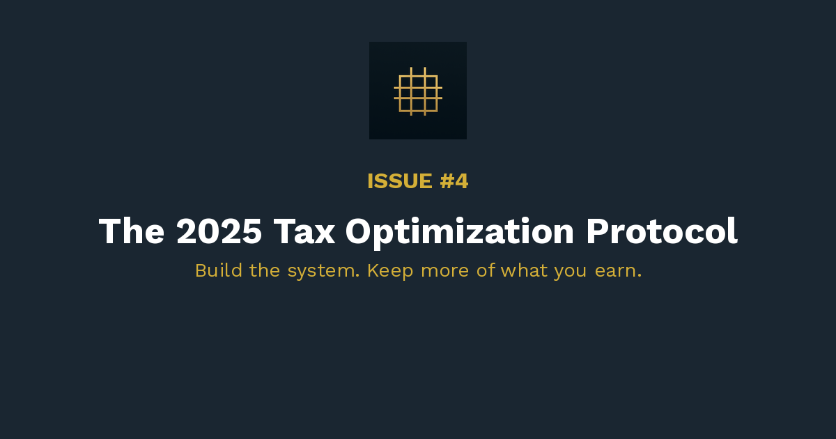 The 2025 Tax Optimization Protocol