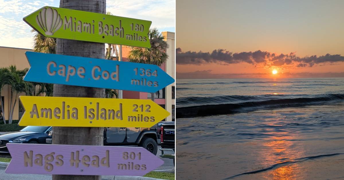 Enjoying snowbird life + a little known Florida beach gem - Indialantic