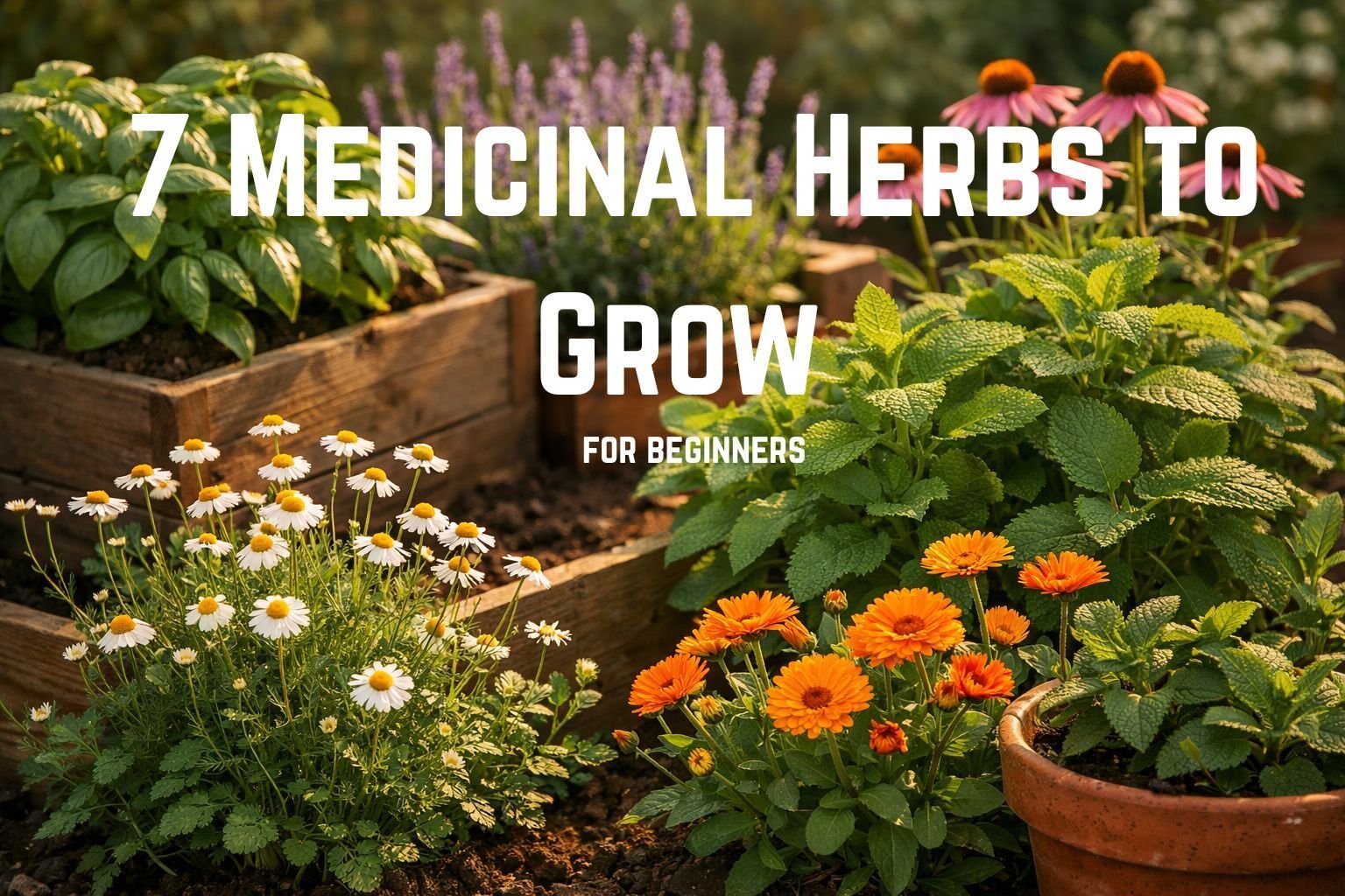 7 Medicinal Herbs to Grow for Beginner Herbalists
