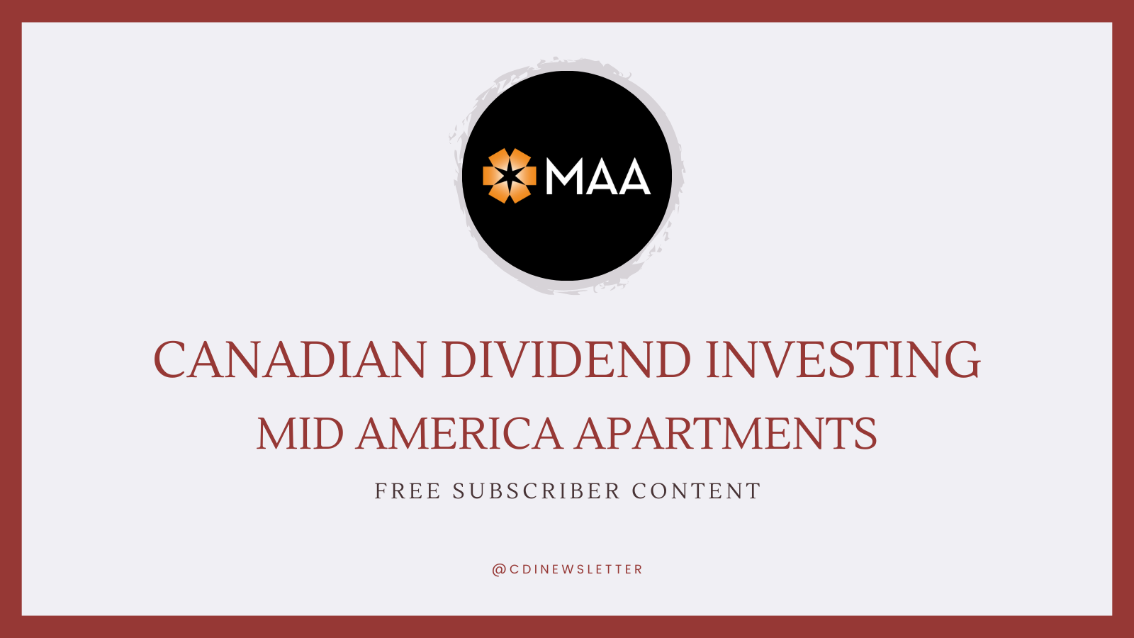 Mid-America Apartment REIT: Stock and Dividend Analysis
