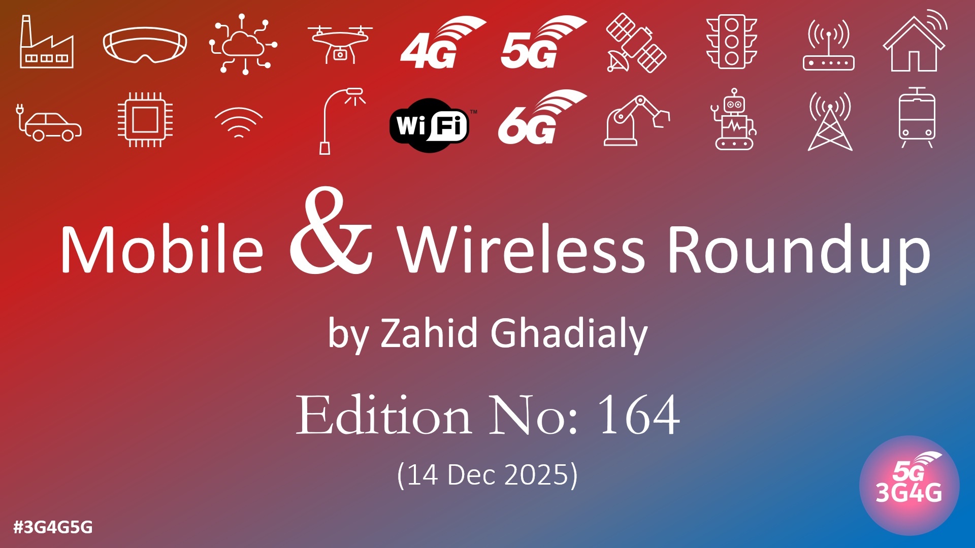 Mobile & Wireless Roundup No. 164