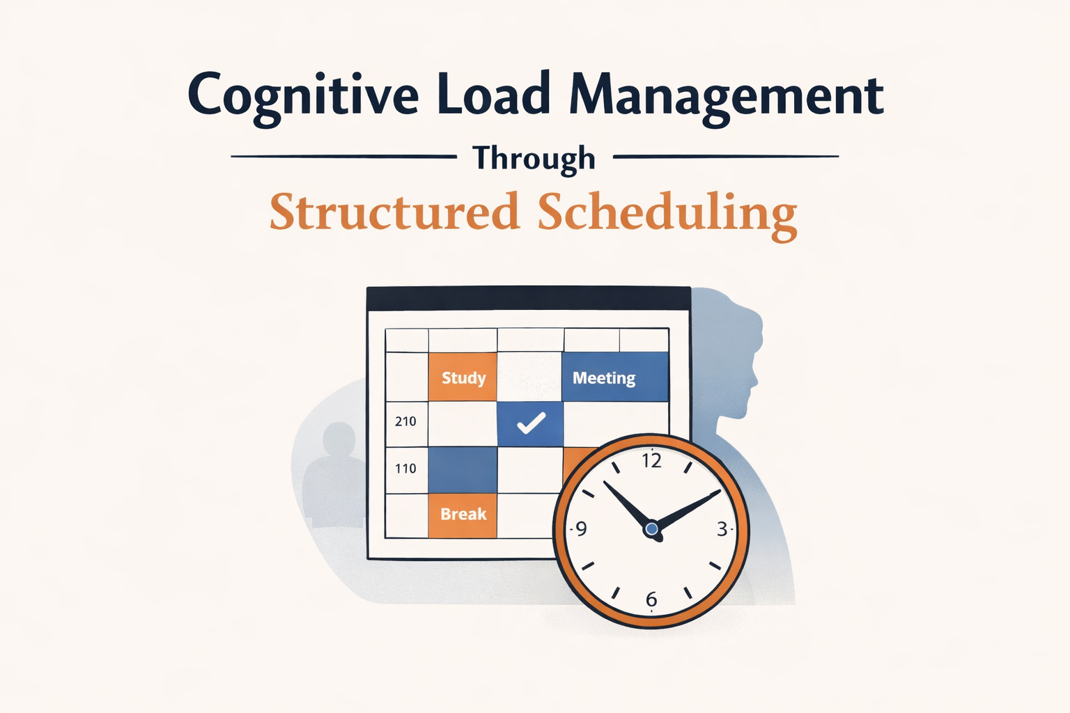 Cognitive Load Management Through Structured Scheduling