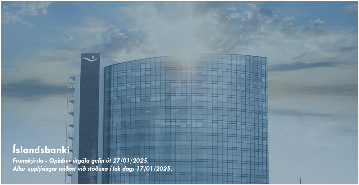 Íslandsbanki - Frumskýrsla - Opinber útgáfa