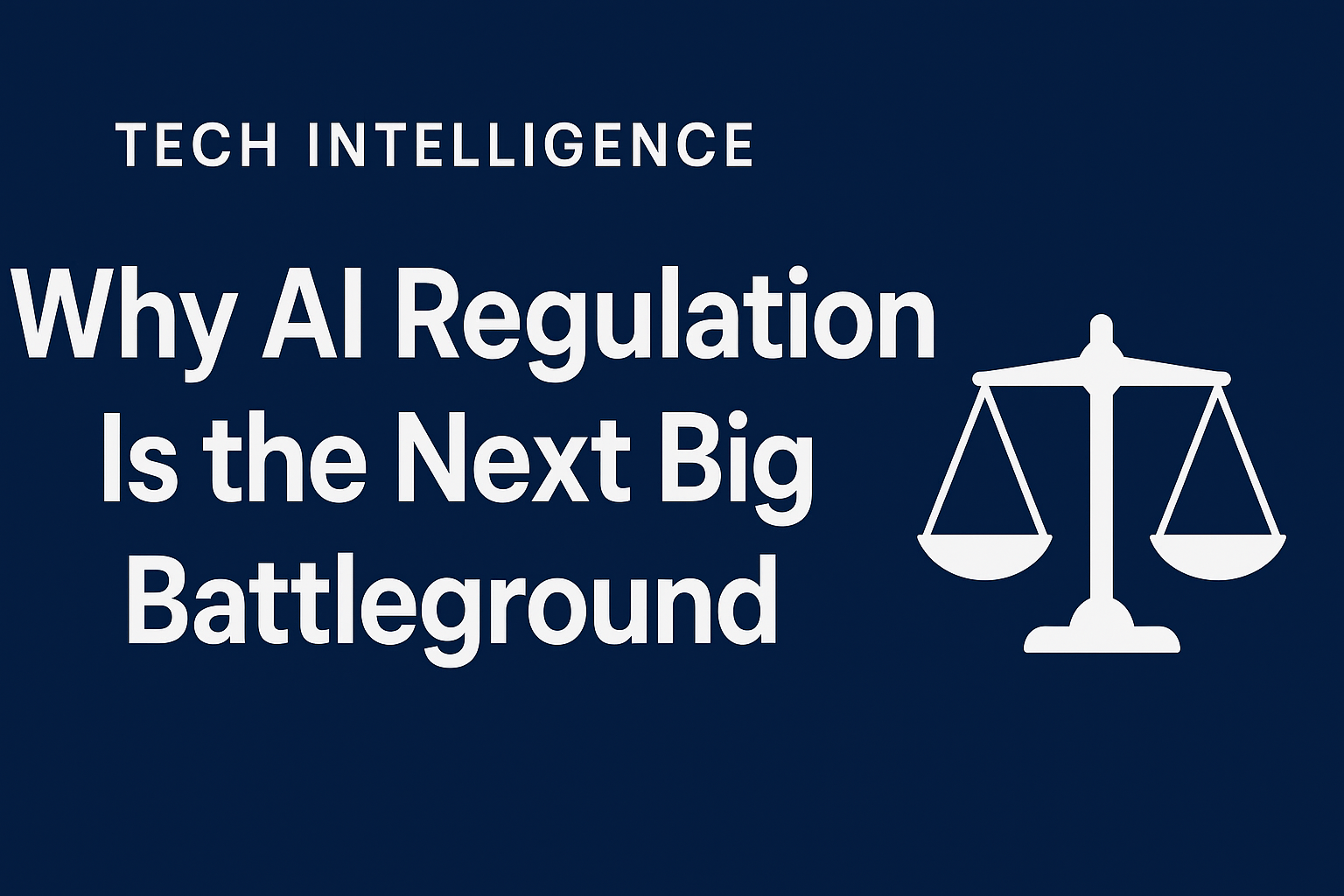 Why AI Regulation Is the Next Big Battleground