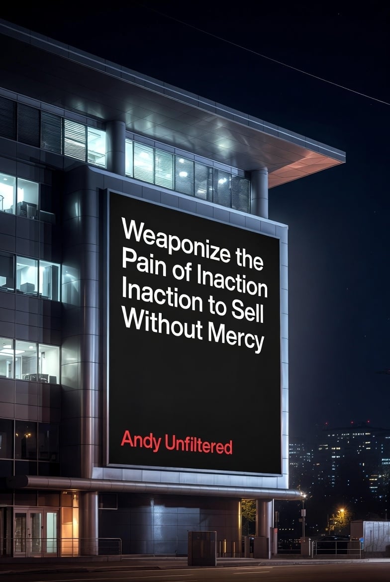 Unfiltered Marketing: Weaponize the Pain of Inaction to Sell Without Mercy