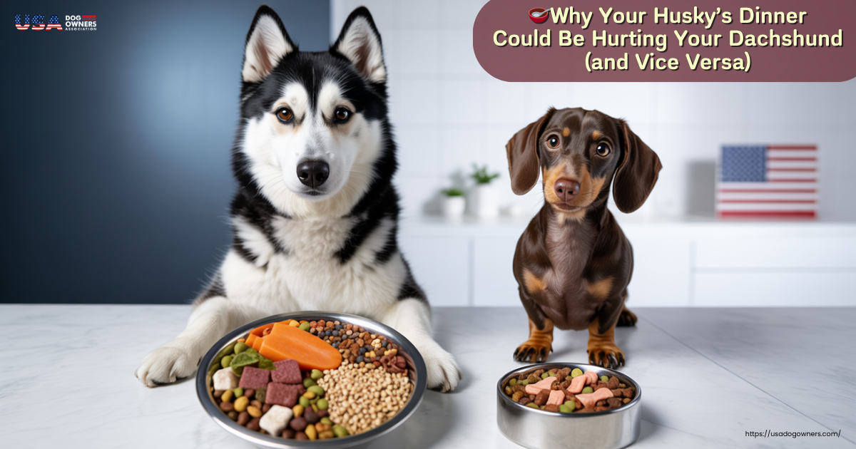 🥣Why Your Husky’s Dinner Could Be Hurting Your Dachshund (and Vice Versa)