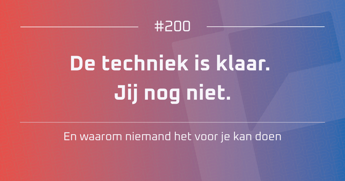 AI #200 | De techniek is klaar. Jij nog niet.