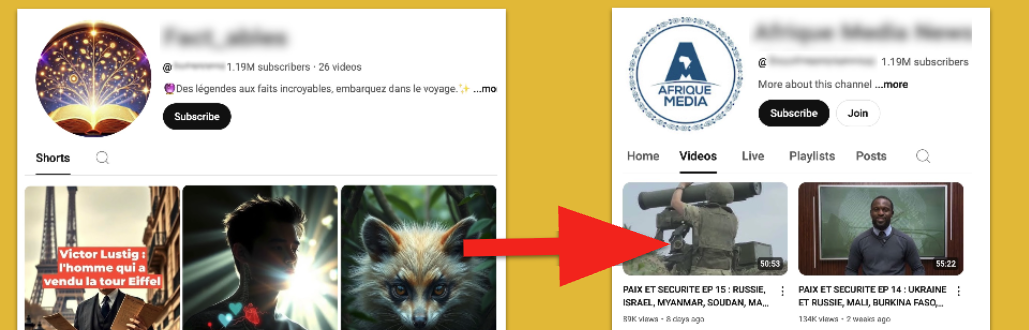 How repurposed YouTube channels spread misinformation and undermine platform integrity — and how to identify them