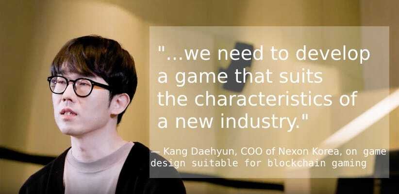 Nexon is developing a game that suits the characteristics of blockchain
