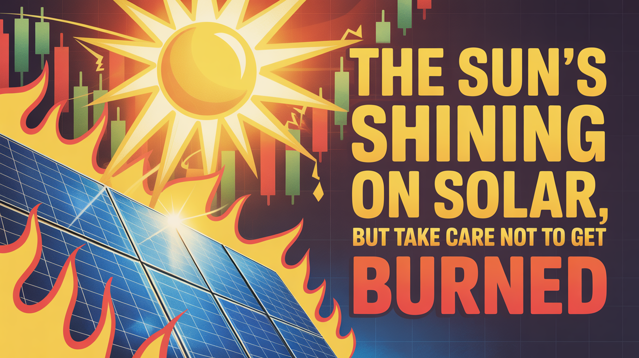 The Sun’s Shining on Solar, but Take Care Not To Get Burned