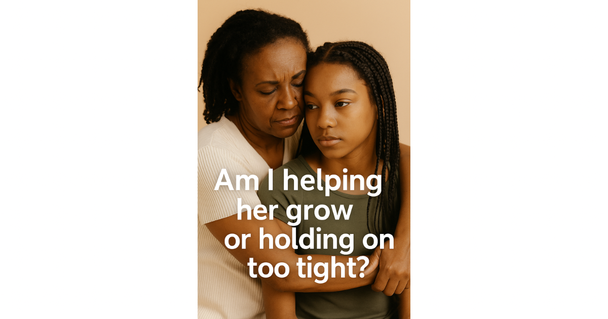Am I helping her grow — or holding too tight?”
