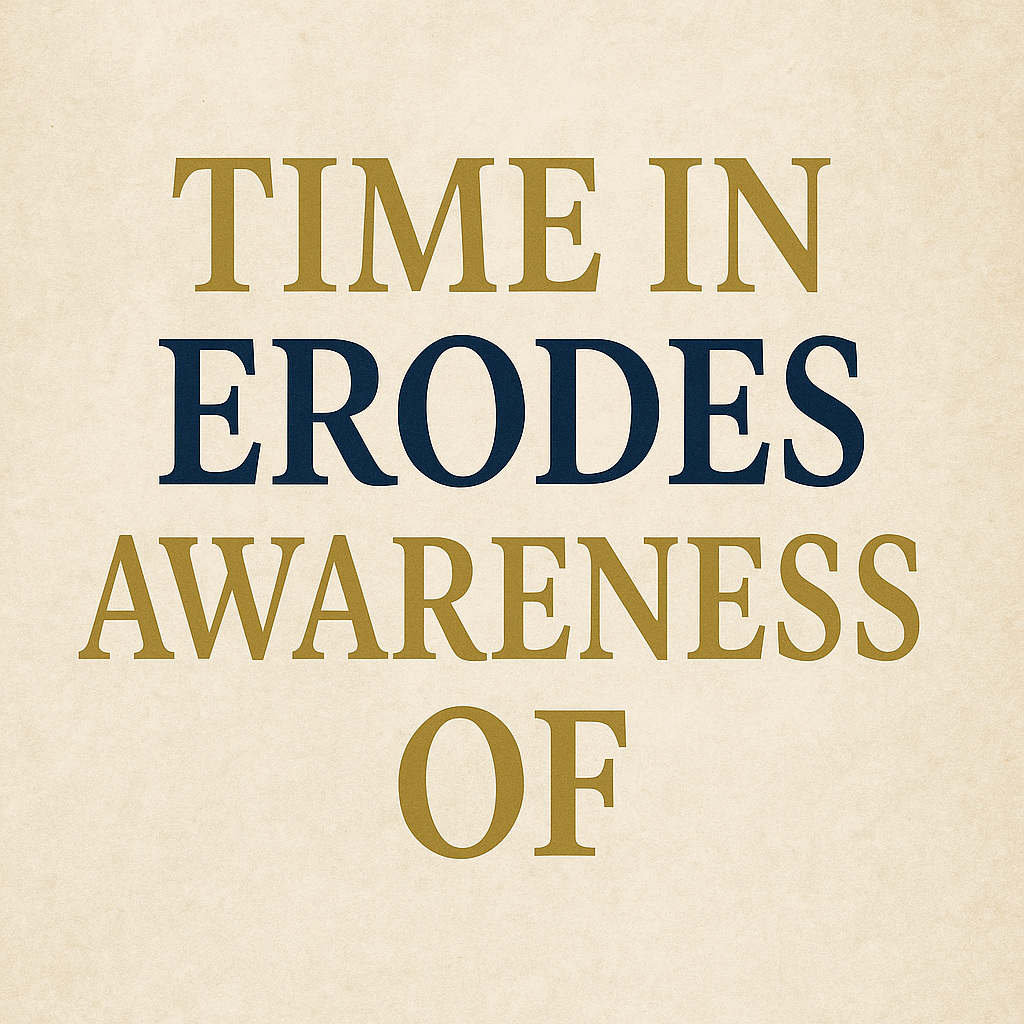 Familiarity is the silent killer of vision.