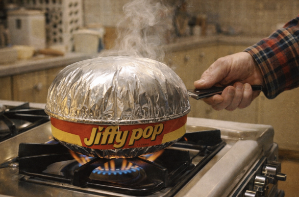 Schlemiel, Schlimazel, a futuristic Oldsmobile, and the vegetable juice slap we all remember.