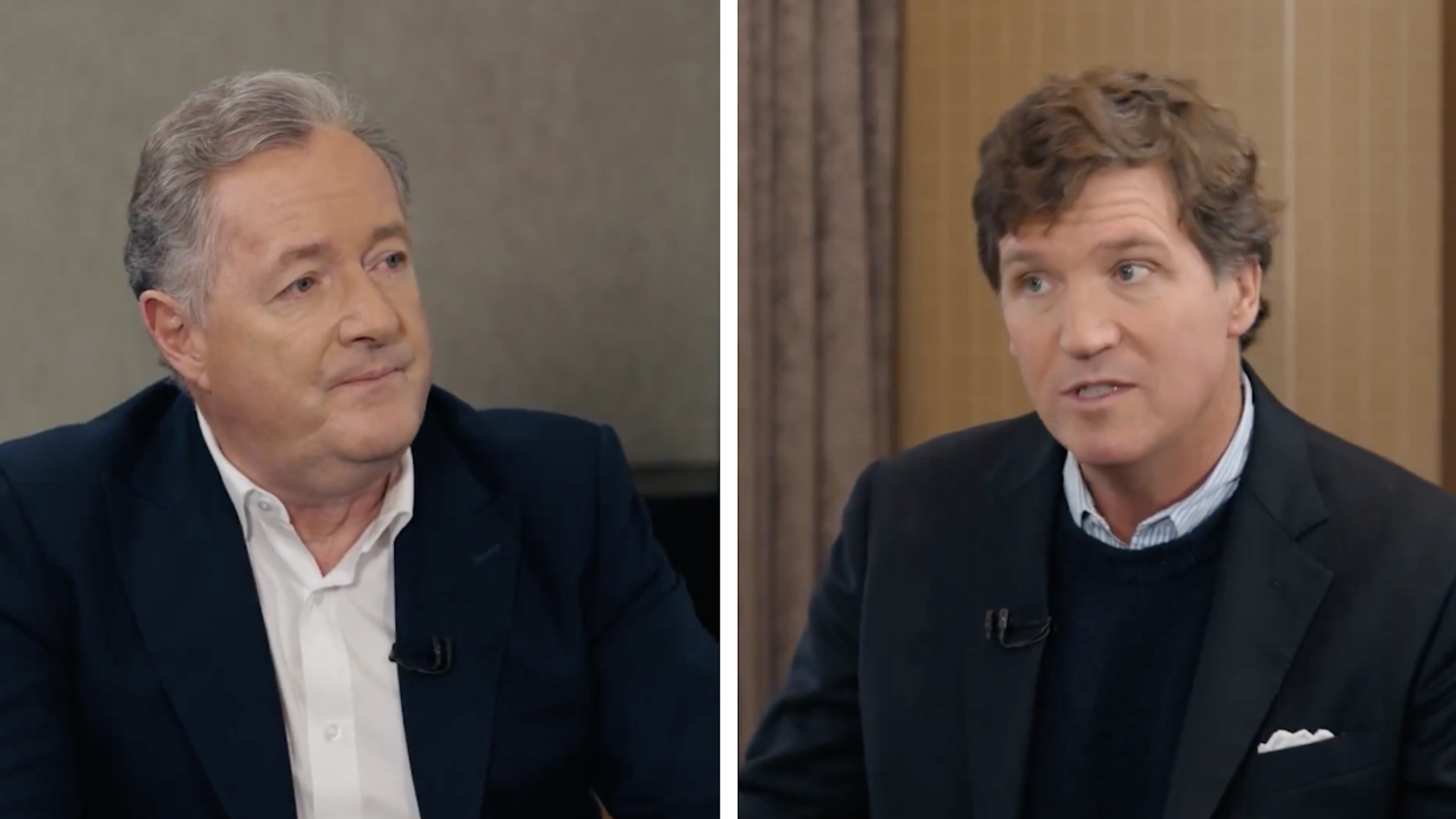 “Say It.” Tucker Dares Piers Morgan... and Piers Can’t Do It (WATCH)