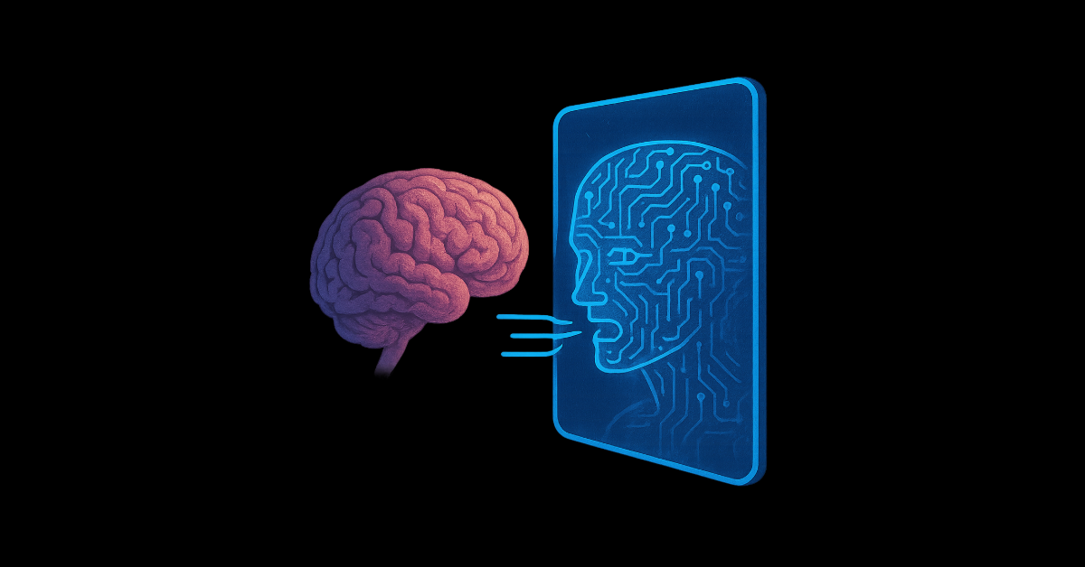 When the chatbot starts talking back