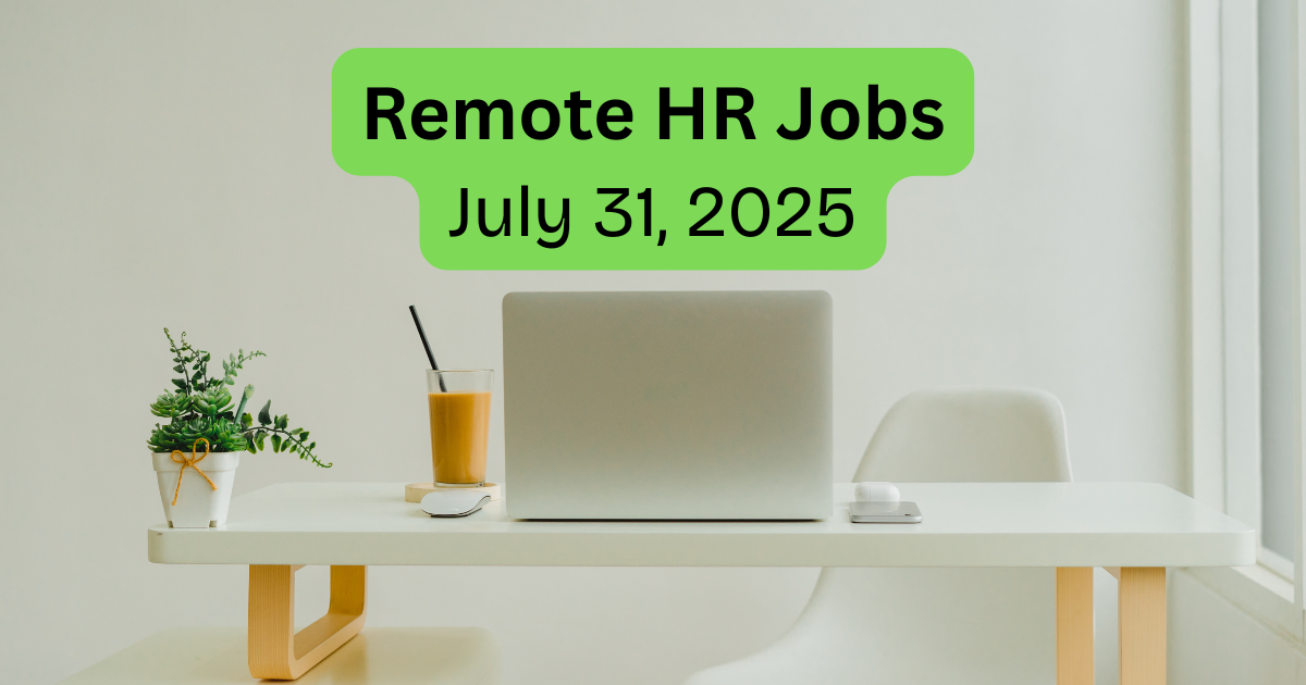 📰 HR Jobs Hub Newsletter – July 31