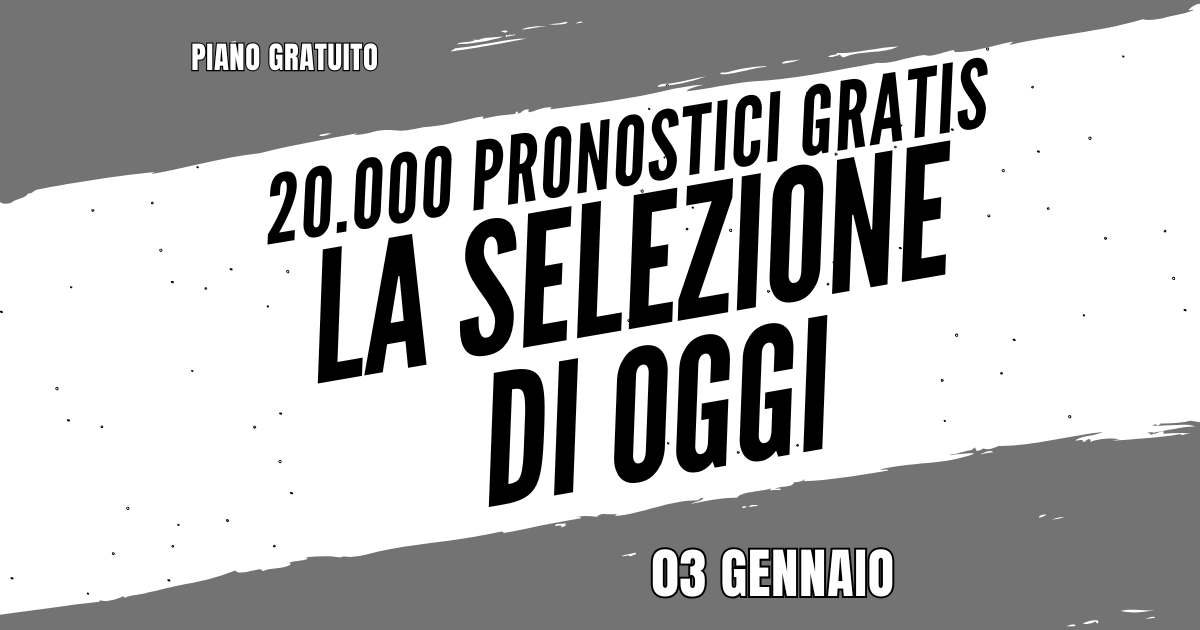 🦢 Il "Cigno Nero" vi ha spennato? - Pronostici calcio 03 gennaio