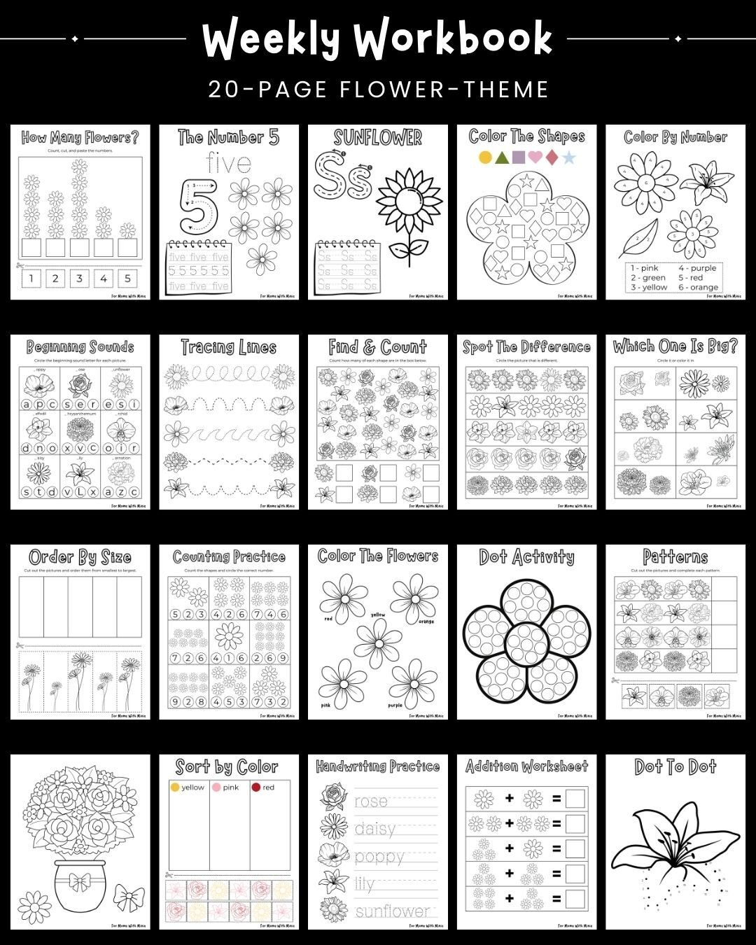 Flower Workbook