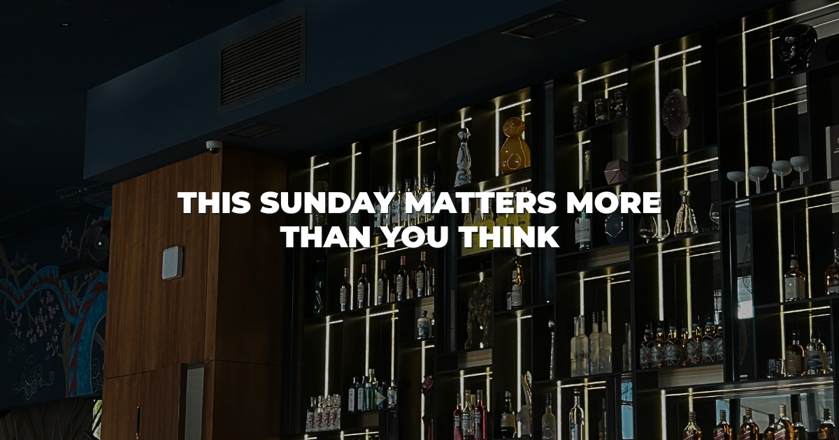 This Sunday matters more than you think