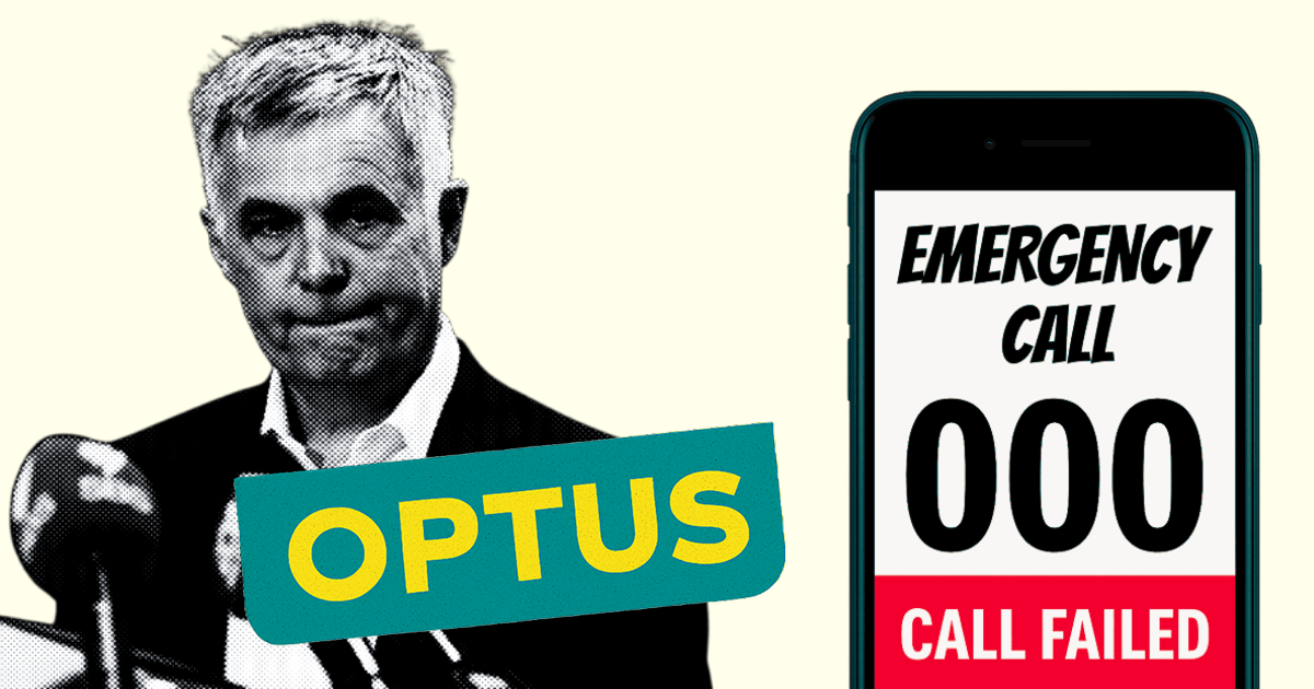 Why does disaster keep dialling Optus?