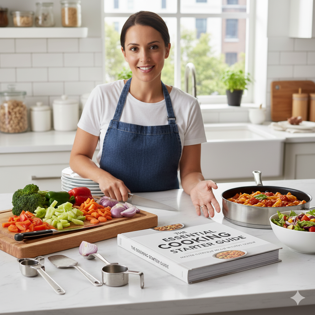 The Essential Cooking Starter Guide: Master Everyday Meals Without Take-Out