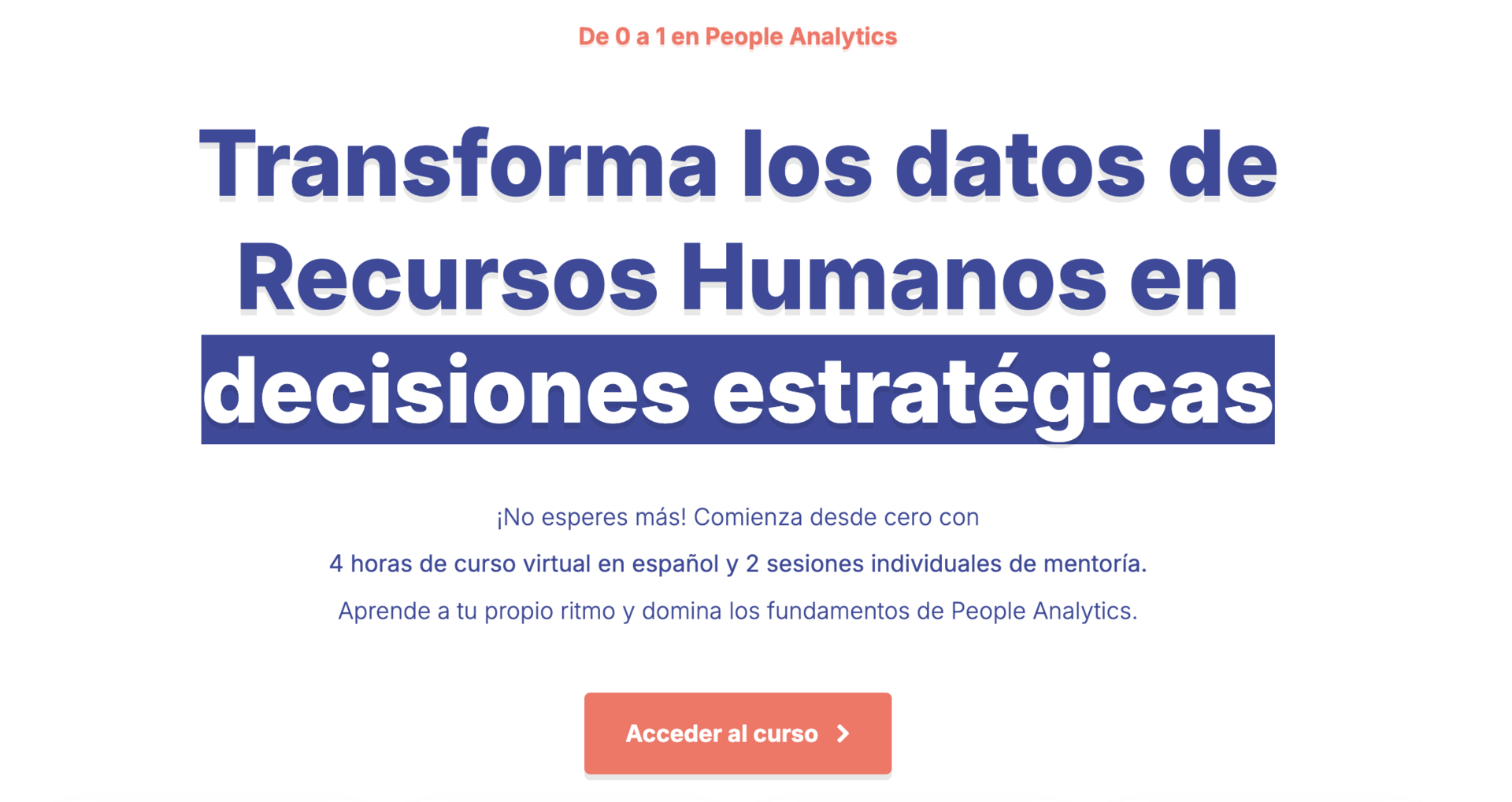 ¿Quieres aprender People Analytics desde cero?
